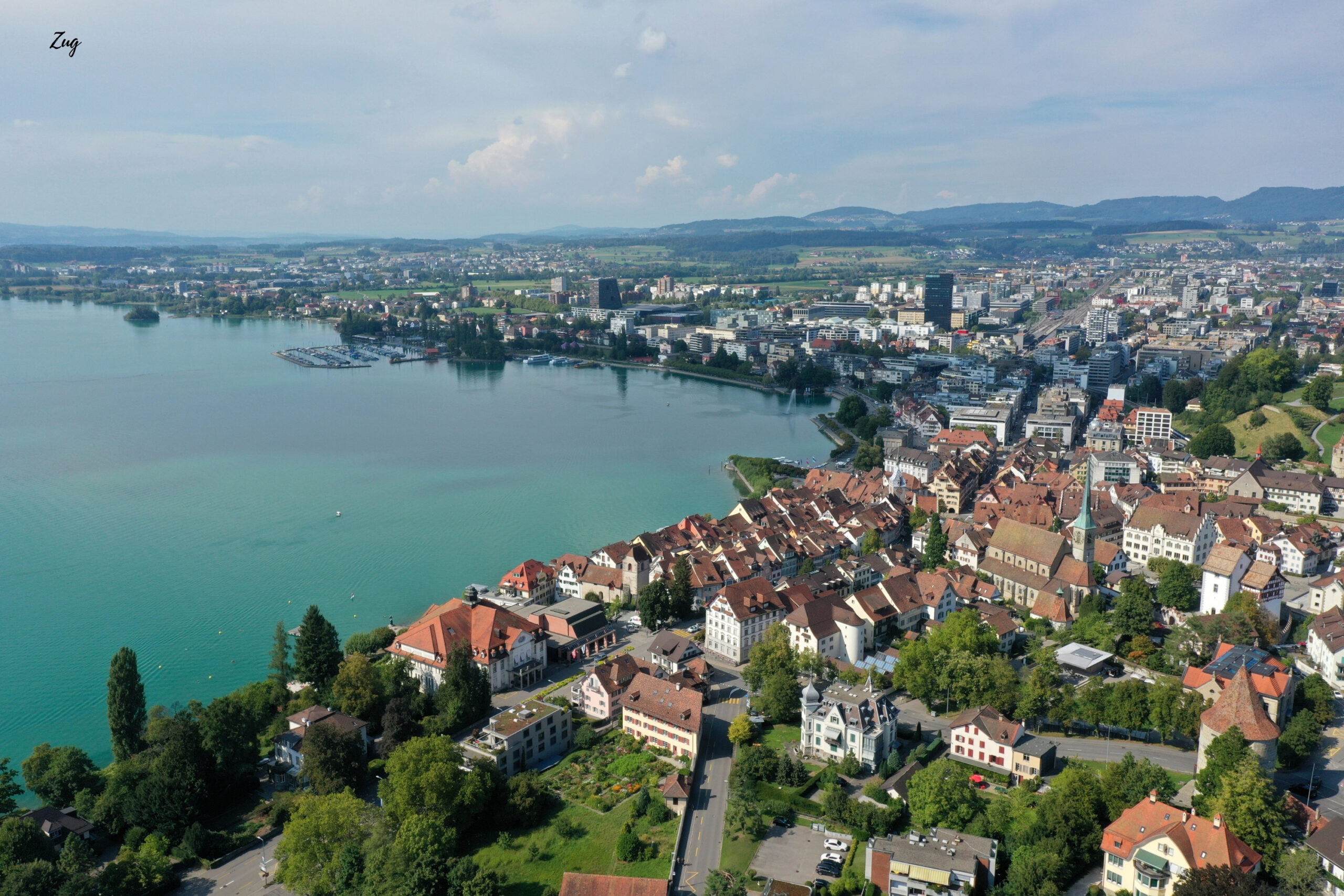 The Biggest Financial Mistake Smart People Make blog photo showing view of Zug